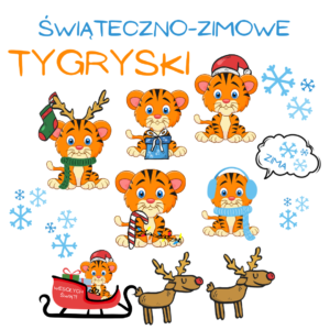 TYGRYSKI – dekoracja zimowo-świąteczna